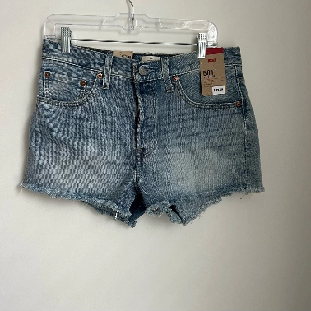 NEW Levi's 501 Denim Cutoff Shorts Women's Size 30